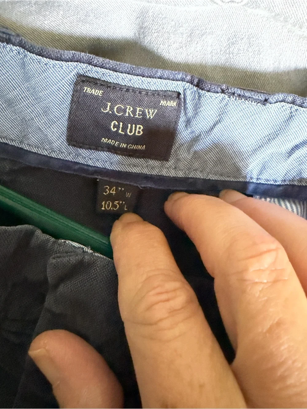 J. Crew Men's Dark Navy Flat-Front Shorts